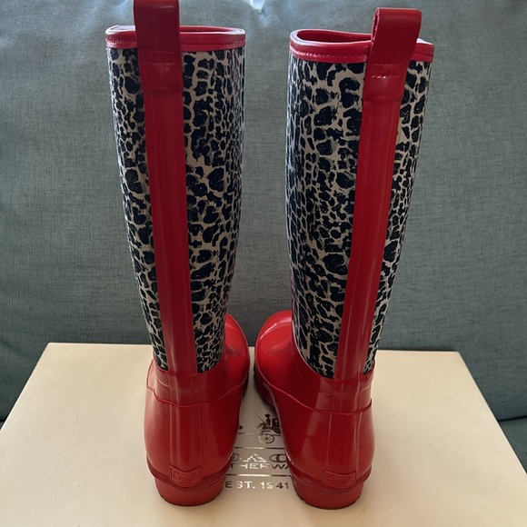 Coach Pearl Legacy Cheetah Rain Boot - Picture 6 of 8